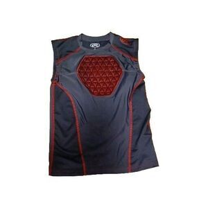 Rawlings Grey Protective Shirt Best For Softball Youth Large